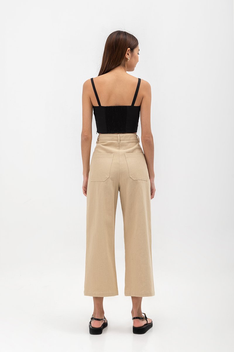 KENDI BUSTIER CROP TOP