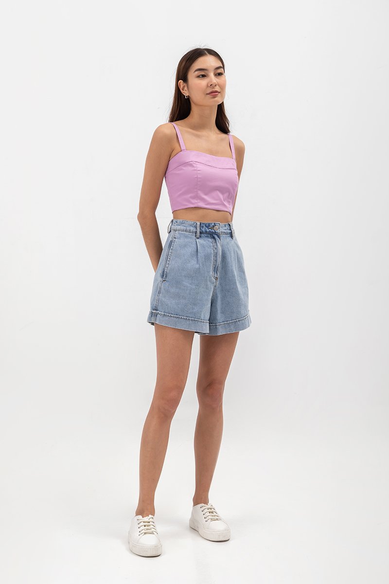 KENDI BUSTIER CROP TOP
