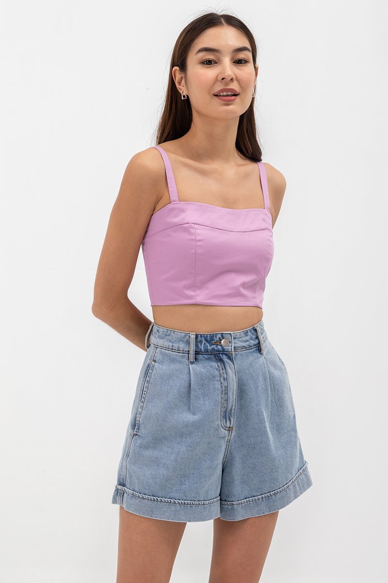 KENDI BUSTIER CROP TOP