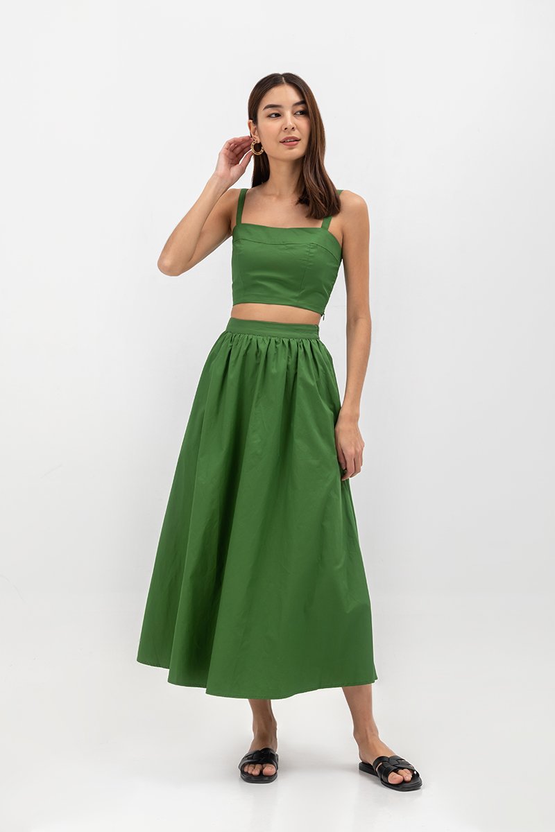 KENDI BUSTIER CROP TOP
