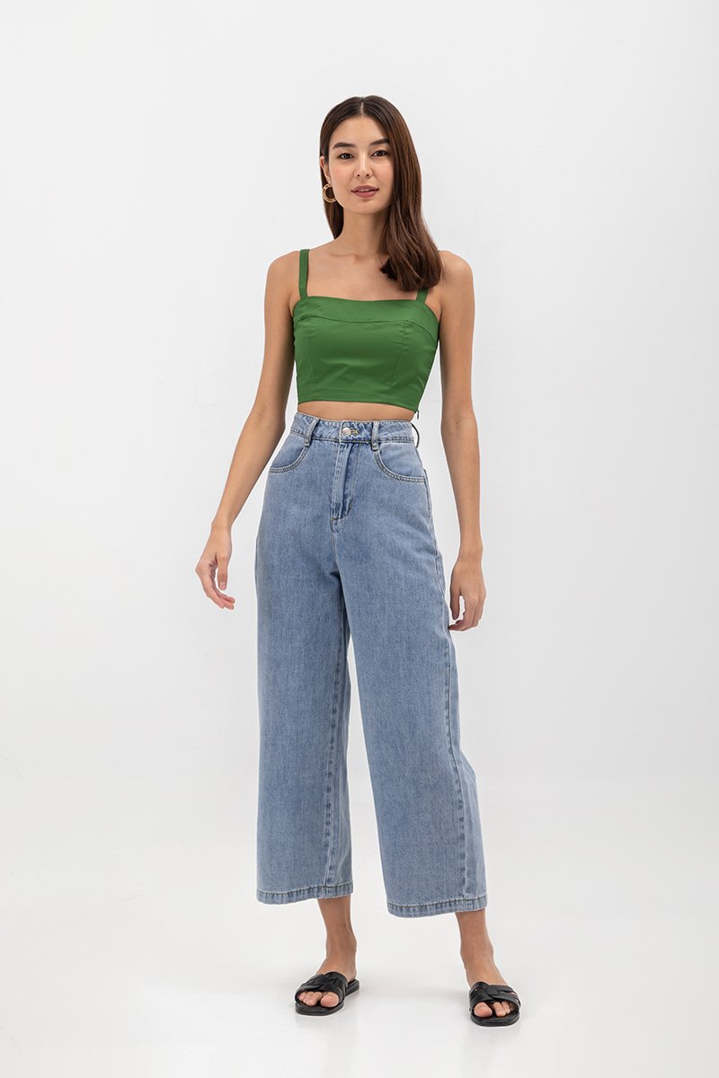 KENDI BUSTIER CROP TOP