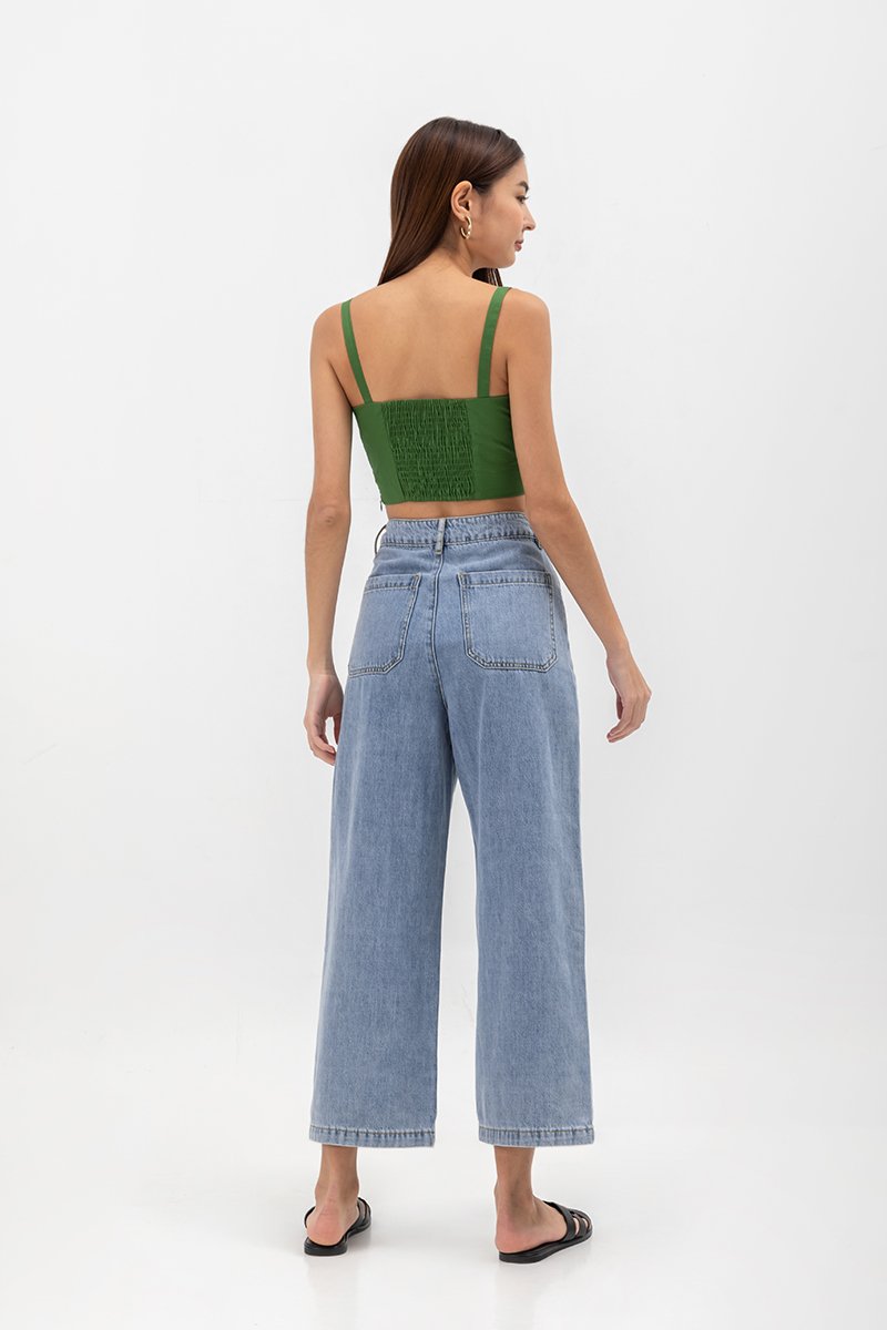 KENDI BUSTIER CROP TOP