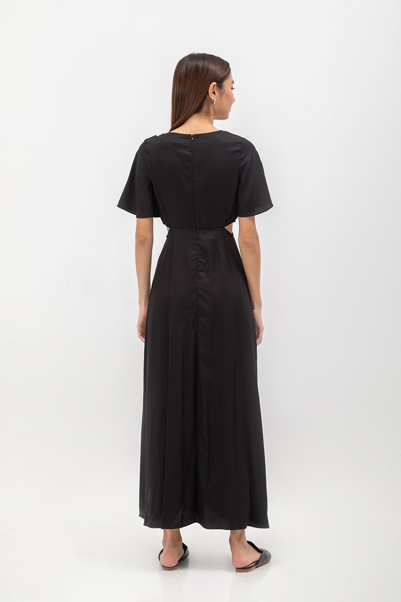KIRAA TENCEL CUT OUT MAXI DRESS