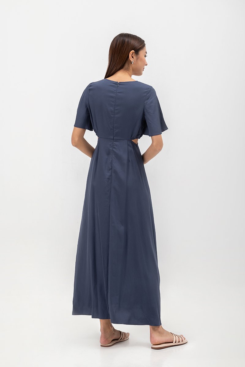 KIRAA TENCEL CUT OUT MAXI DRESS