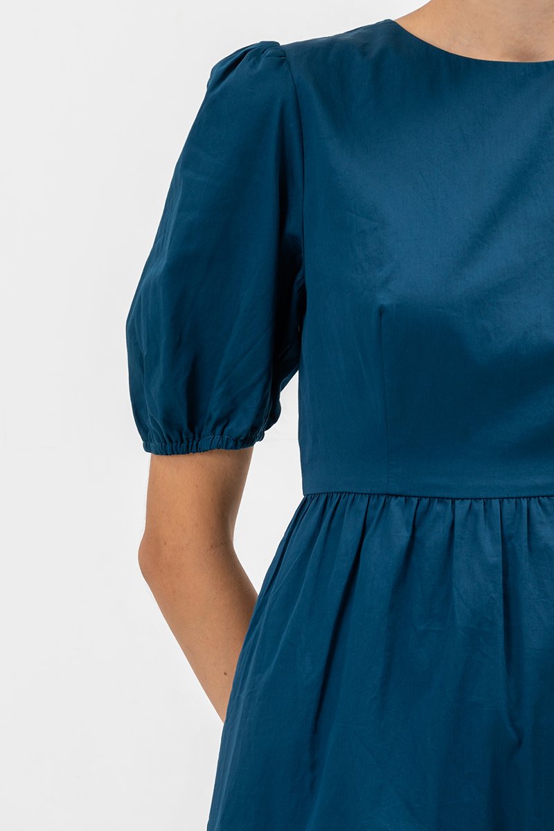 EMERSON TIERED PUFF SLEEVE MAXI DRESS
