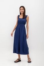 TYRA TENCEL ELASTIC WAISTBAND JUMPSUIT  TYRA TENCEL ELASTIC WAISTBAND JUMPSUIT