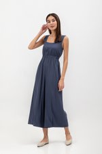 TYRA TENCEL ELASTIC WAISTBAND JUMPSUIT  TYRA TENCEL ELASTIC WAISTBAND JUMPSUIT