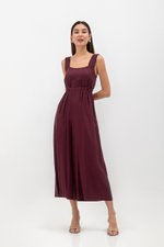 TYRA TENCEL ELASTIC WAISTBAND JUMPSUIT  TYRA TENCEL ELASTIC WAISTBAND JUMPSUIT