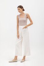 ROSALIA LINEN PATCH POCKET PANTS