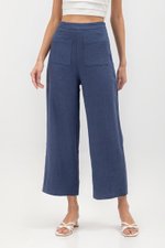 ROSALIA LINEN PATCH POCKET PANTS