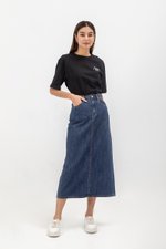 DEVIKA DENIM MIDI SKIRT DEVIKA DENIM MIDI SKIRT