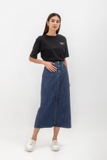 DEVIKA DENIM MIDI SKIRT DEVIKA DENIM MIDI SKIRT