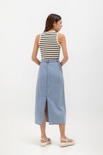 DEVIKA DENIM MIDI SKIRT DEVIKA DENIM MIDI SKIRT