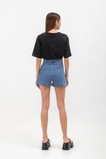 OLIVER PATCH POCKET DENIM SHORTS