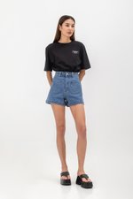 OLIVER PATCH POCKET DENIM SHORTS