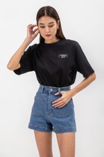 OLIVER PATCH POCKET DENIM SHORTS