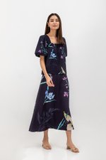 JOHARI FLORAL PRINT BIAS CUT MAXI SLIP SKIRT JOHARI FLORAL PRINT BIAS CUT MAXI SLIP SKIRT