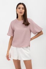 ILA RAGLAN PUFF SLEEVE TOP