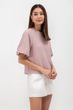 ILA RAGLAN PUFF SLEEVE TOP