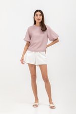 ILA RAGLAN PUFF SLEEVE TOP