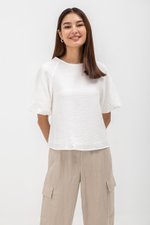 ILA RAGLAN PUFF SLEEVE TOP