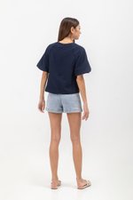 ILA RAGLAN PUFF SLEEVE TOP