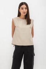 MARCIE SHOULDER PADDED TOP MARCIE SHOULDER PADDED TOP