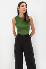 IYANA SLEEVELESS KNIT TOP