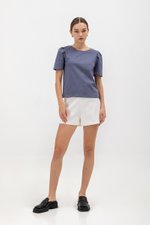 MELINA SLEEVE PLEAT JERSEY TOP MELINA SLEEVE PLEAT JERSEY TOP