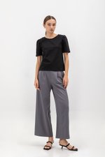MELINA SLEEVE PLEAT JERSEY TOP MELINA SLEEVE PLEAT JERSEY TOP
