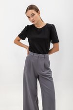 MELINA SLEEVE PLEAT JERSEY TOP MELINA SLEEVE PLEAT JERSEY TOP