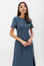 ALORA PANELLED MIDI DRESS