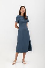 ALORA PANELLED MIDI DRESS