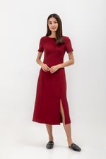 ALORA PANELLED MIDI DRESS