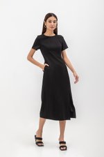 ALORA PANELLED MIDI DRESS