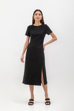 ALORA PANELLED MIDI DRESS