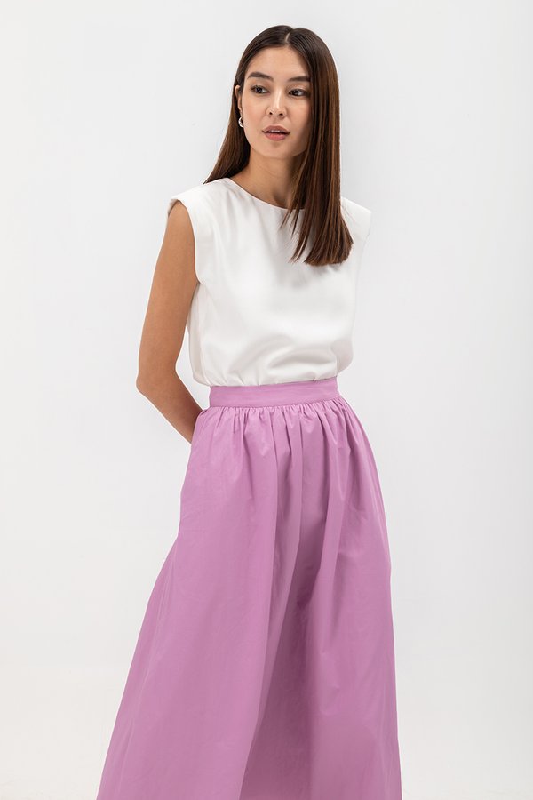 MARCIE SHOULDER PADDED TOP