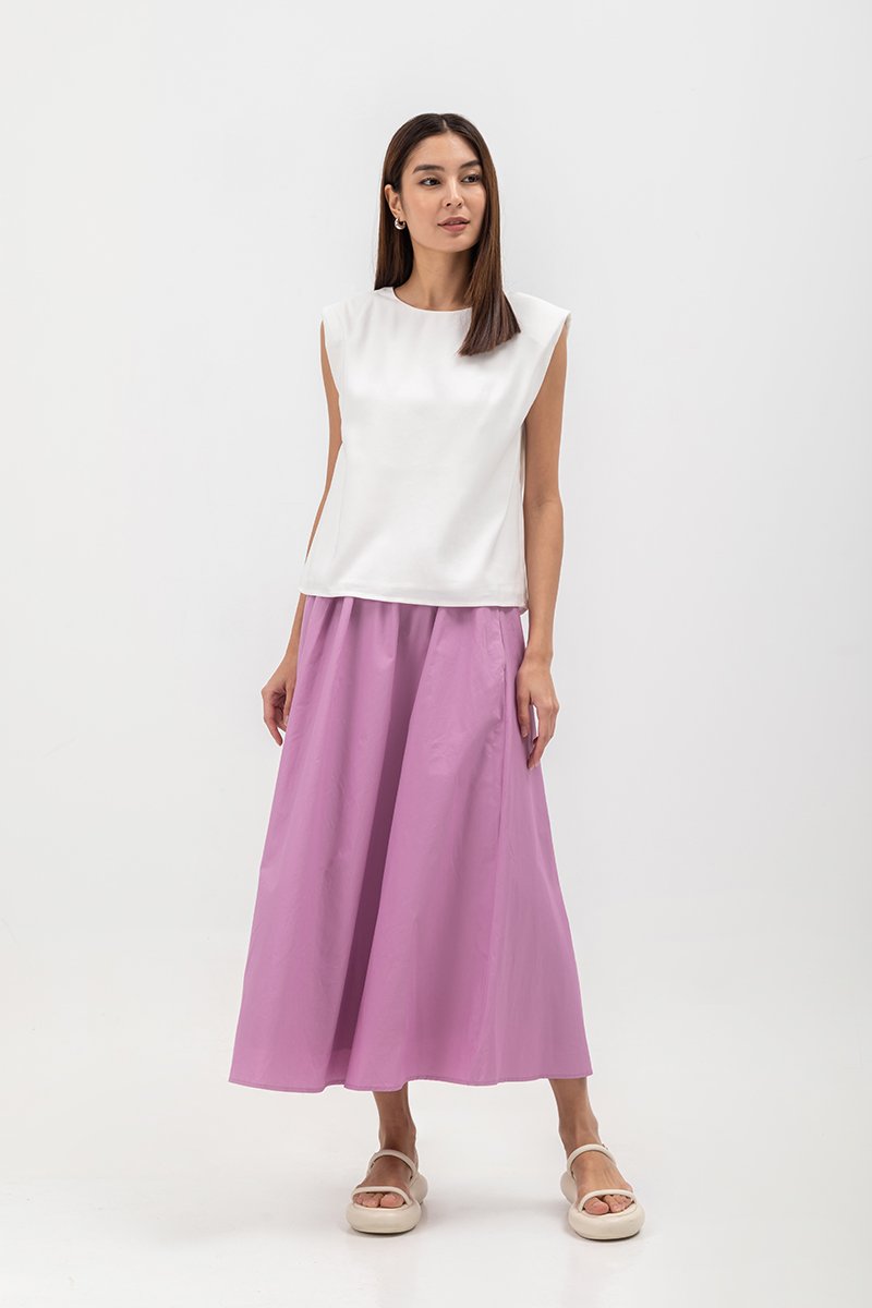 MARCIE SHOULDER PADDED TOP