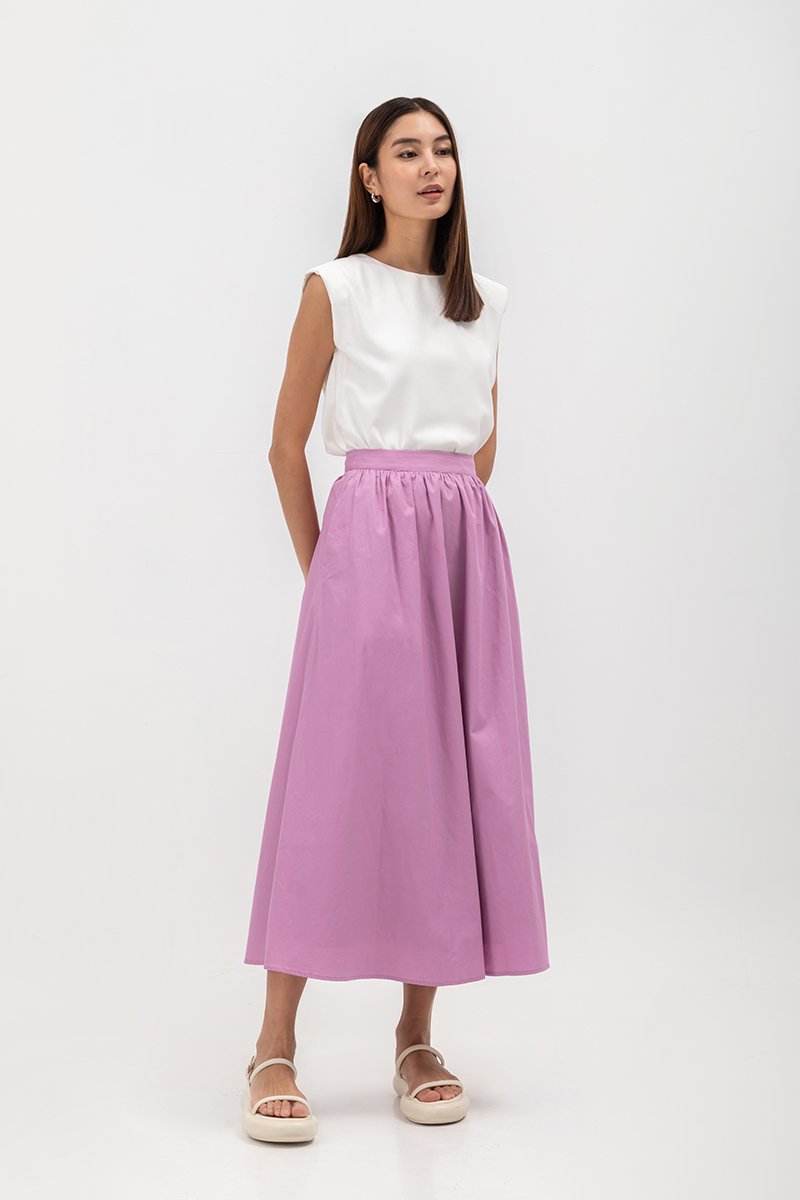 MARCIE SHOULDER PADDED TOP