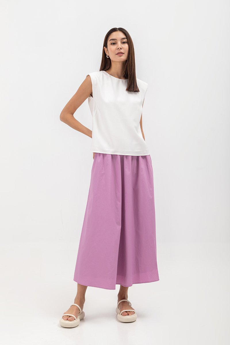 MARCIE SHOULDER PADDED TOP