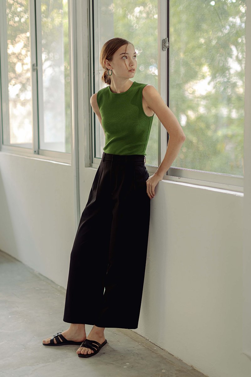 MATTHIAS PLEATED PANTS