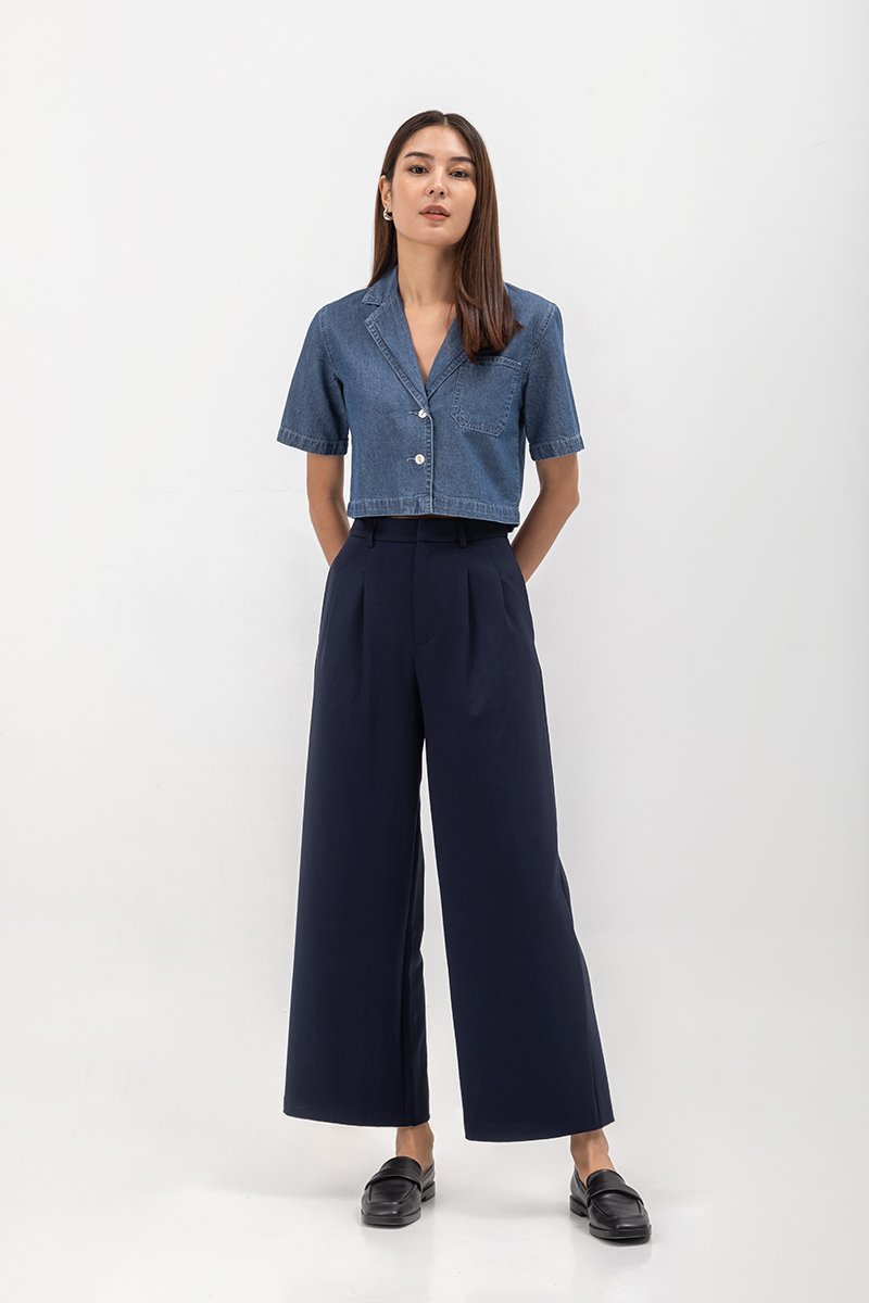 MATTHIAS PLEATED PANTS
