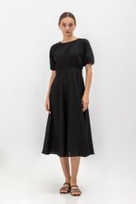 MAYBEL FIT AND FLARE MIDI DRESS MAYBEL FIT AND FLARE MIDI DRESS