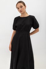MAYBEL FIT AND FLARE MIDI DRESS MAYBEL FIT AND FLARE MIDI DRESS