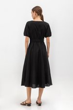 MAYBEL FIT AND FLARE MIDI DRESS MAYBEL FIT AND FLARE MIDI DRESS