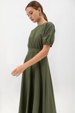 MAYBEL FIT AND FLARE MIDI DRESS MAYBEL FIT AND FLARE MIDI DRESS
