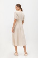 MAYBEL FIT AND FLARE MIDI DRESS MAYBEL FIT AND FLARE MIDI DRESS