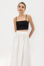 RAYNE FLARE MIDI LINEN SKIRT RAYNE FLARE MIDI LINEN SKIRT