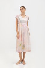 SEDNA PRINTED ELASTIC WAISTBAND DRESS SEDNA PRINTED ELASTIC WAISTBAND DRESS