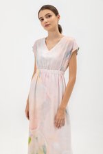 SEDNA PRINTED ELASTIC WAISTBAND DRESS SEDNA PRINTED ELASTIC WAISTBAND DRESS